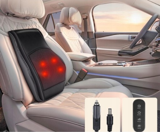 Zdjęcie oferty: Elektryczna poduszka masująca do szyi i pleców z 2 obrotowymi głowicami