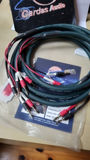 Zdjęcie oferty: Cardas Parsec kable głośnikowe biwire  banany okazja jak nowe 