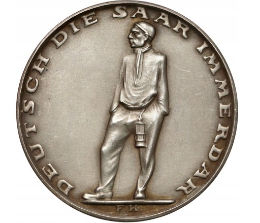 Zdjęcie oferty: Niemcy 1935 Medal przyłączenie Zagłębia Saary