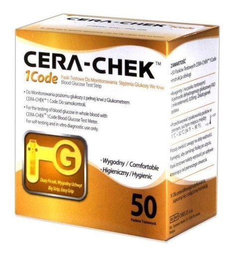 Zdjęcie oferty: CERA-CHEK 1CODE 50 PASKÓW