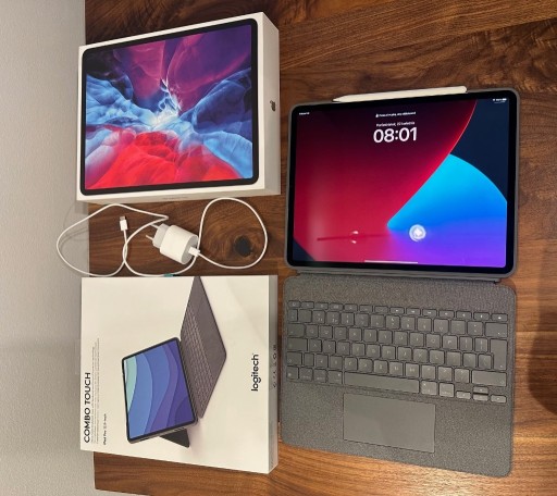 Zdjęcie oferty: iPadPro12.9(4gen)1TB/cellular/klaw Logitech/pencil