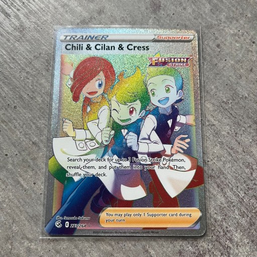 Zdjęcie oferty: Karta Pokemon Chili & Cilan & Cress 273 FST