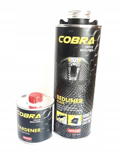 Zdjęcie oferty: Novol Cobra  Czarny 600ml + 200ml (utwardzacz)