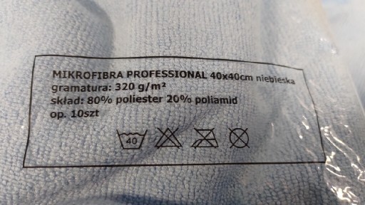 Zdjęcie oferty: Mikrofibra 10szt. 40x40 320g Profesional