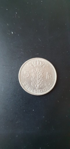Zdjęcie oferty: Belgia 5 franków 1975 rok / Q