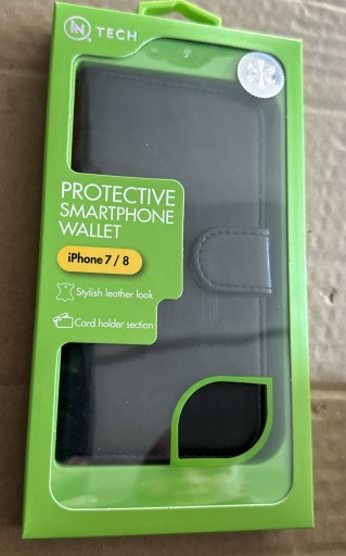 Zdjęcie oferty: Etui z klapką IN TECH do iPhone 7 / 8 czarny