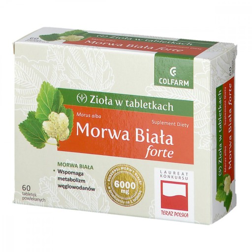 Zdjęcie oferty: Morwa Biała forte tabletki (60 )