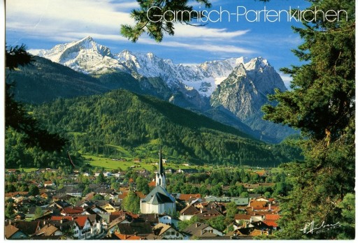 Zdjęcie oferty: Widokówka Garmisch-Partenkirchen - piękna