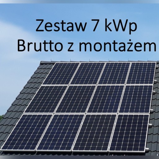 Zdjęcie oferty: Fotowoltaika Zestaw 7 kW z MONTAŻEM    Panel PV