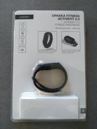 Zdjęcie oferty: Opaska smartband fitness Hykker Activefit 2.0