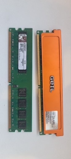 Zdjęcie oferty: Pamięci DDR2 Geil Kingston 2x 1Gb