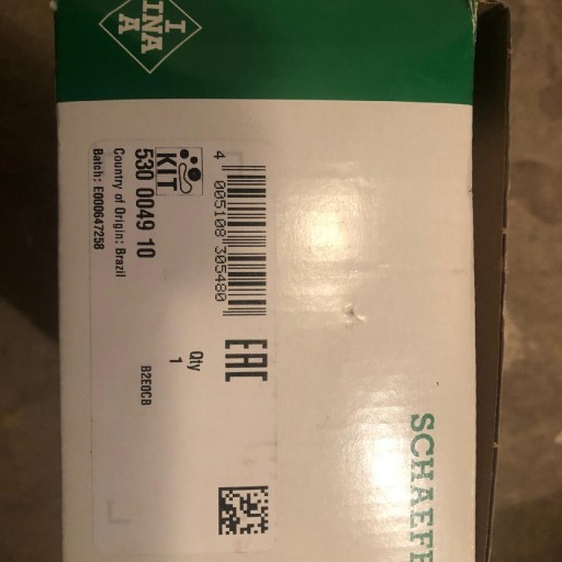 Zdjęcie oferty: Zestaw rozrządu bez pompy wody. 530 0049 10 SCHAEFFLER INA.