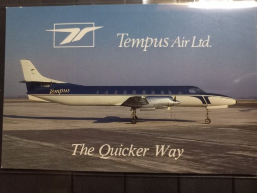Zdjęcie oferty: Pocztówka Tempus Air SWEARINGEN SA-226 TC