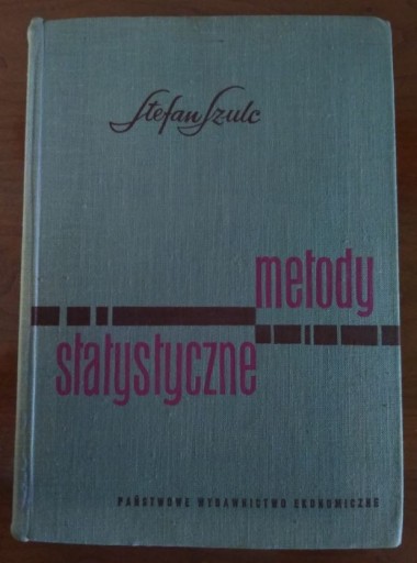 Zdjęcie oferty: Metody statystyczne, Stefan Szulc, BDB