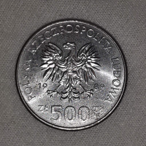 Zdjęcie oferty: [38] 500 złotych - 1989 - Władysław II Jagiełło #4