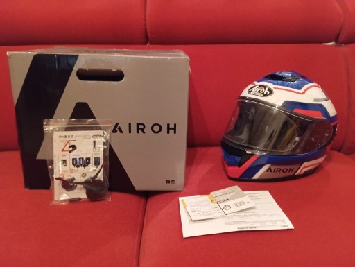 Zdjęcie oferty: Kask Airoh ST501 blue/red XS