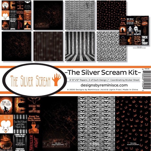 Zdjęcie oferty: The Silver Scream Kit zestaw papierów Halloween