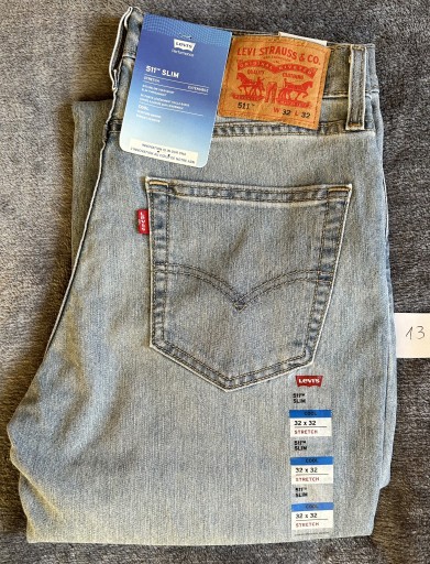 Zdjęcie oferty: Jeansy levis 511 slim stretch w32 L32 Nowe