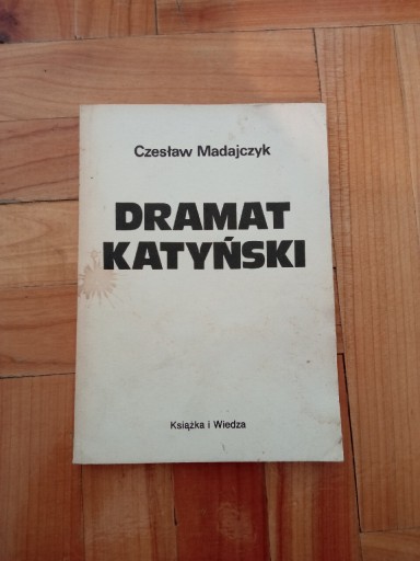 Zdjęcie oferty: Książka Dramat Katyński Czesław Madajczyk 