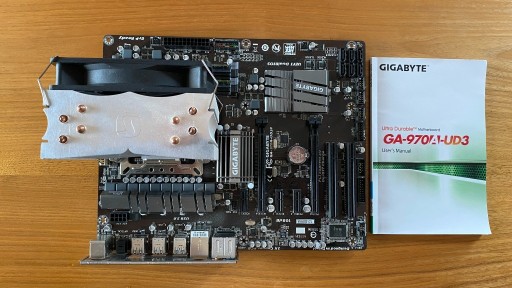 Zdjęcie oferty: Płyta GIGABYTE GA-970A-UD3P + AMD FX-6300 + 8GBRAM