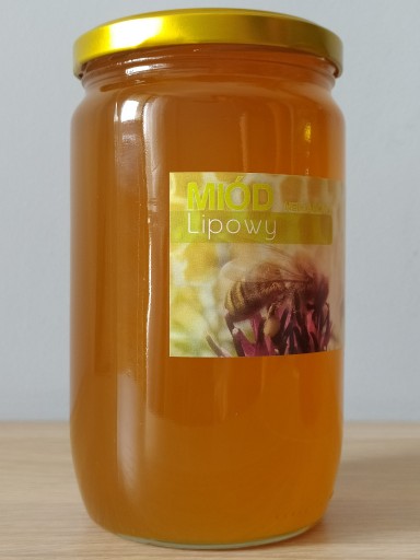 Zdjęcie oferty: MIÓD LIPOWY - 950 g - z własnej pasieki