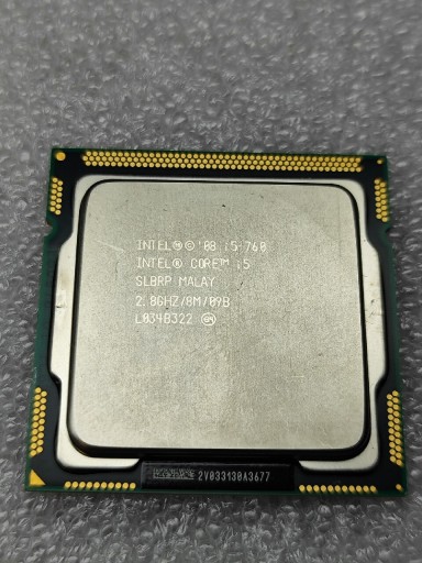 Zdjęcie oferty: Intel Core I5 -760 4X2.8GHZ/8M/1156