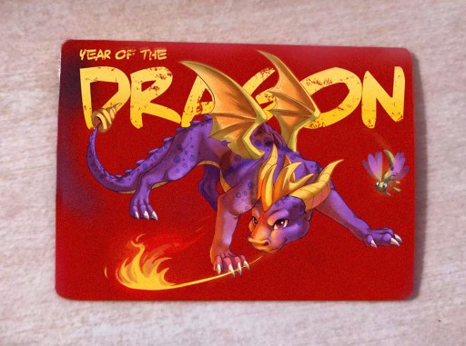 Zdjęcie oferty: "Year of the Dragon" - magnes na lodówkę - Spyro