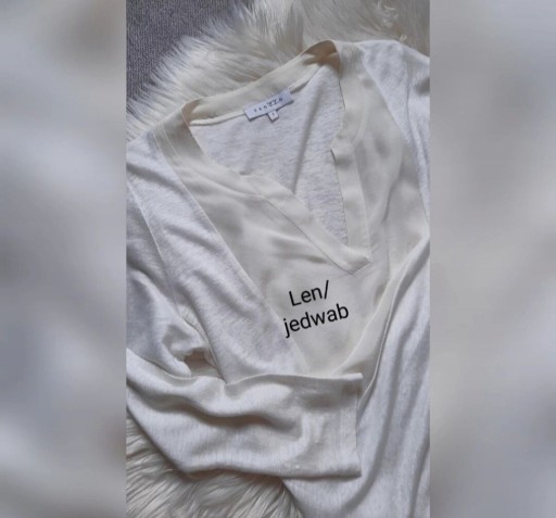 Zdjęcie oferty: Bluzka Sandro len + jedwab 