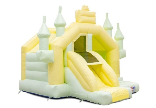 Zdjęcie oferty: Slide Combo dmuchany zamek Pastel żółto-zielony