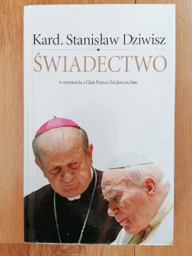 Zdjęcie oferty: Świadectwo - Kard. Stanisław Dziwisz 