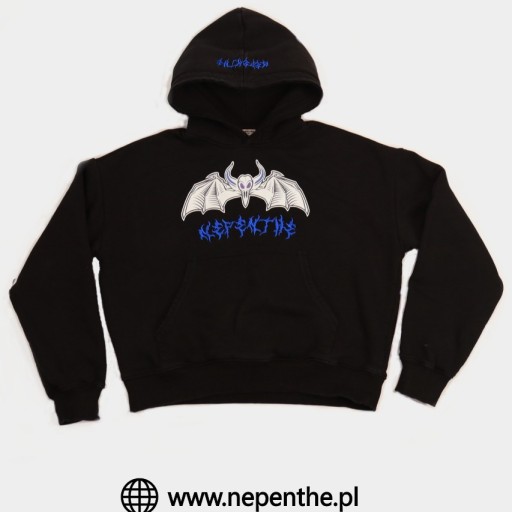 Zdjęcie oferty: Nepenthe - bluza czarna z kapturem streetwear