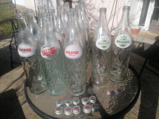 Zdjęcie oferty: Stare butelki PRL Pepsi Mirinda 