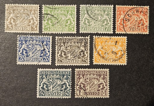 Zdjęcie oferty: *** BaYerN DieNSTmarKen *** ALT DeuTschLAnd *** Serie *** 37