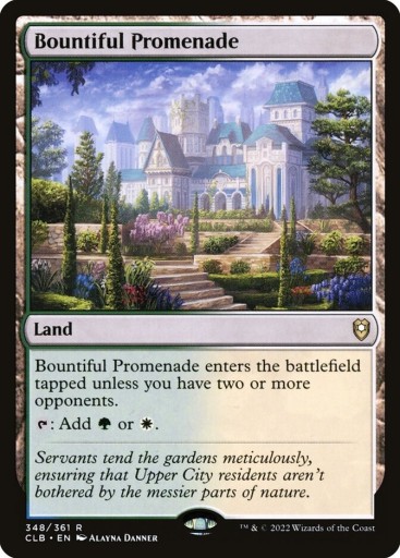 Zdjęcie oferty: MtG: Bountiful Promenade (CLB)