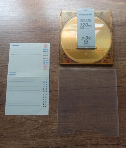Zdjęcie oferty: DVD-RAM Panasonic 4,7GB  kaseta caddy kartridż