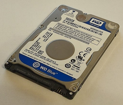 Zdjęcie oferty: HDD 2.5'' 500GB WD Blue WD5000LPVX 5400RPM SATA3