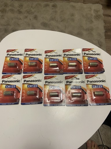 Zdjęcie oferty: Baterie Panasonic 10szt CR 123