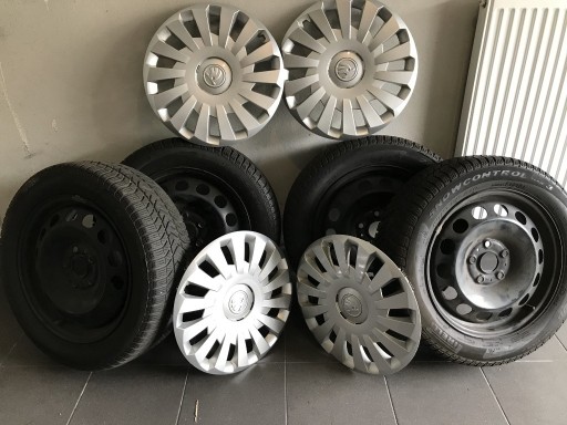 Zdjęcie oferty: Koła zimowe 6j16 Et48 Skoda Vw Seat Audi 205/55/16