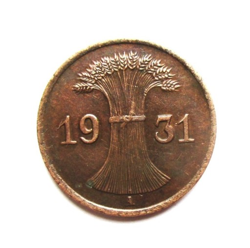 Zdjęcie oferty: 1 Pfennig 1931 r. A.  Niemcy