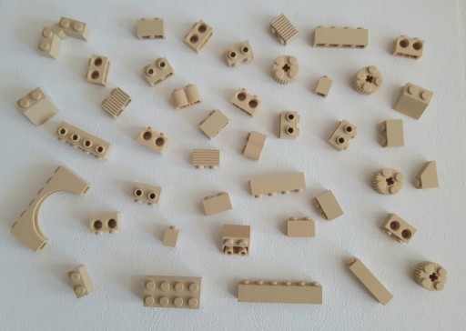Zdjęcie oferty: Klocki Lego brick różne beżowe piaskowe