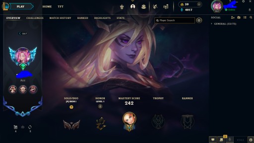 Zdjęcie oferty: Konto League Of Legends[brakuje 19 champ,86skinów]