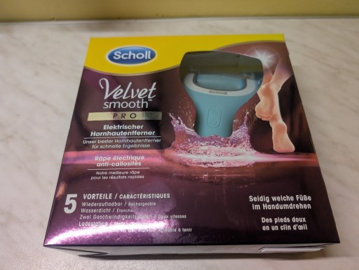 Zdjęcie oferty: Pilnik elektryczny do stóp SCHOLL Velvet Smooth Pro, nowy, gwarancja
