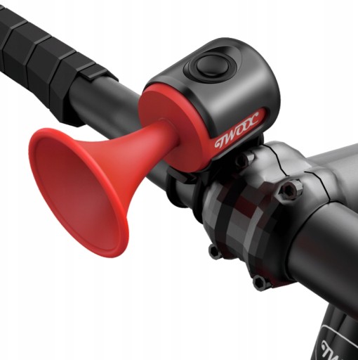 Zdjęcie oferty: Dzwonek rowerowy elektroniczny TWOOC czerwony