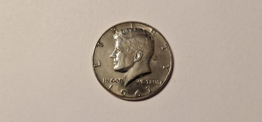 Zdjęcie oferty: 1/2 dolar - Kennedy - USA - 1967 (019)