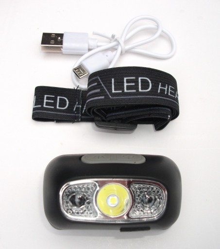 Zdjęcie oferty: Latarka LED na Głowę Czołowa z Sensorem Ruchu