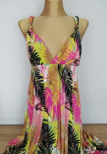 Zdjęcie oferty: H&M długa maxi sukienka liście Rozmiar XS / S