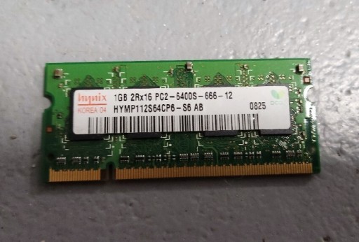 Zdjęcie oferty: Pamięć RAM DDR2 SODIMM 1GB PC6400 800MHz