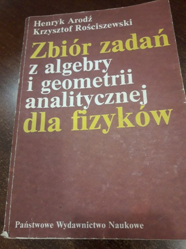 Zdjęcie oferty: ARODŹ Zbiór zadań z algebry