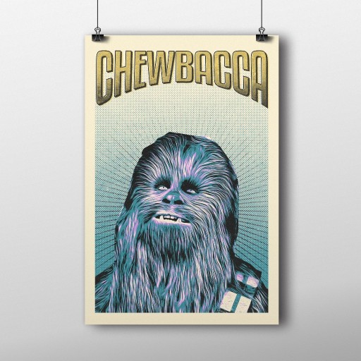 Zdjęcie oferty: Plakat star Wars Chewbacca 61x91 cm