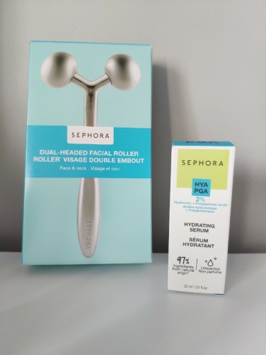 Zdjęcie oferty: Zestaw Sephora Serum nawilżające 30 ml+Dual facial roller Sephora